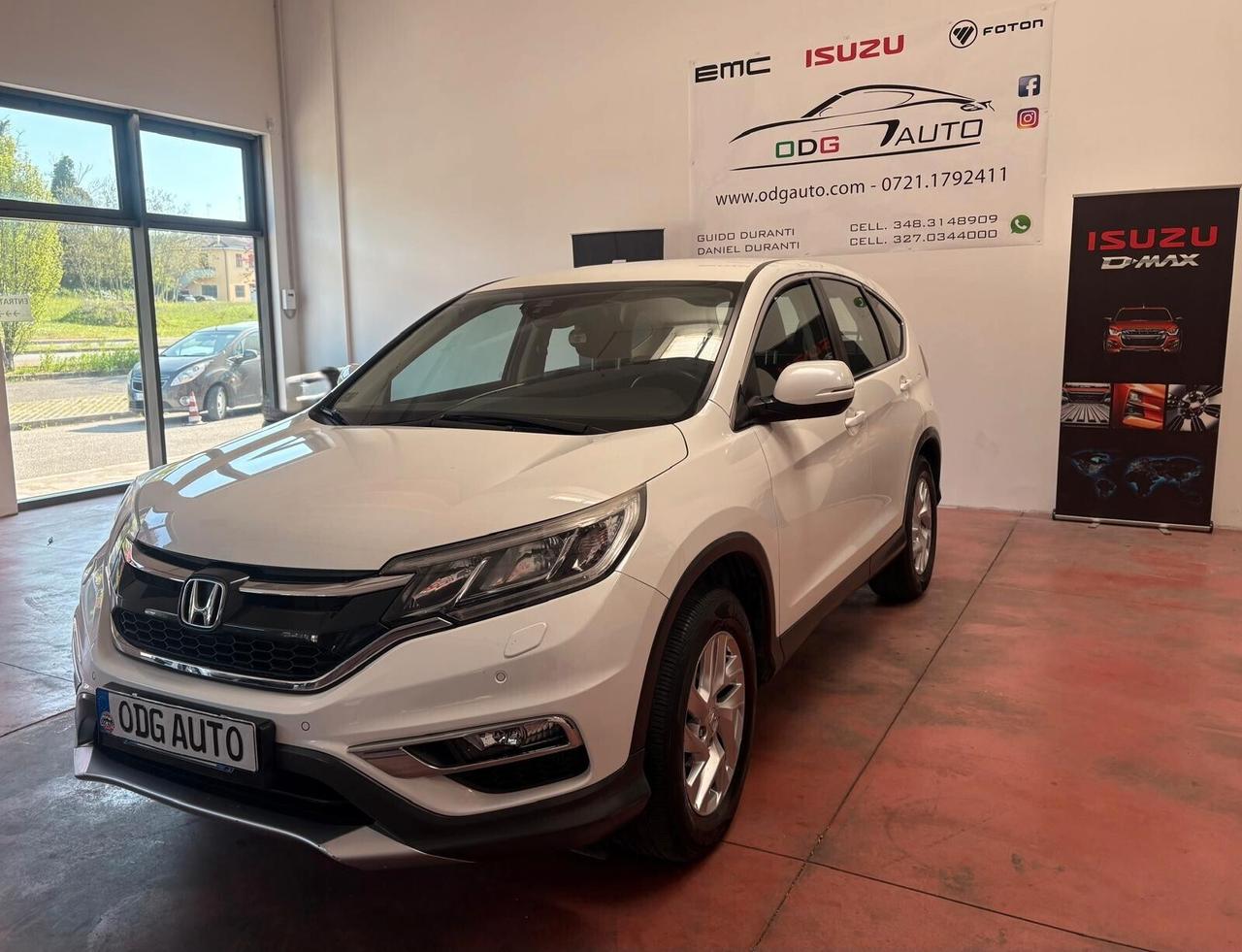HONDA CR-V 4X4 CAMBIO AUT Diesel 1.6 I-DTEC CV 160 Con Km 174.420 garanzia 12 mesi