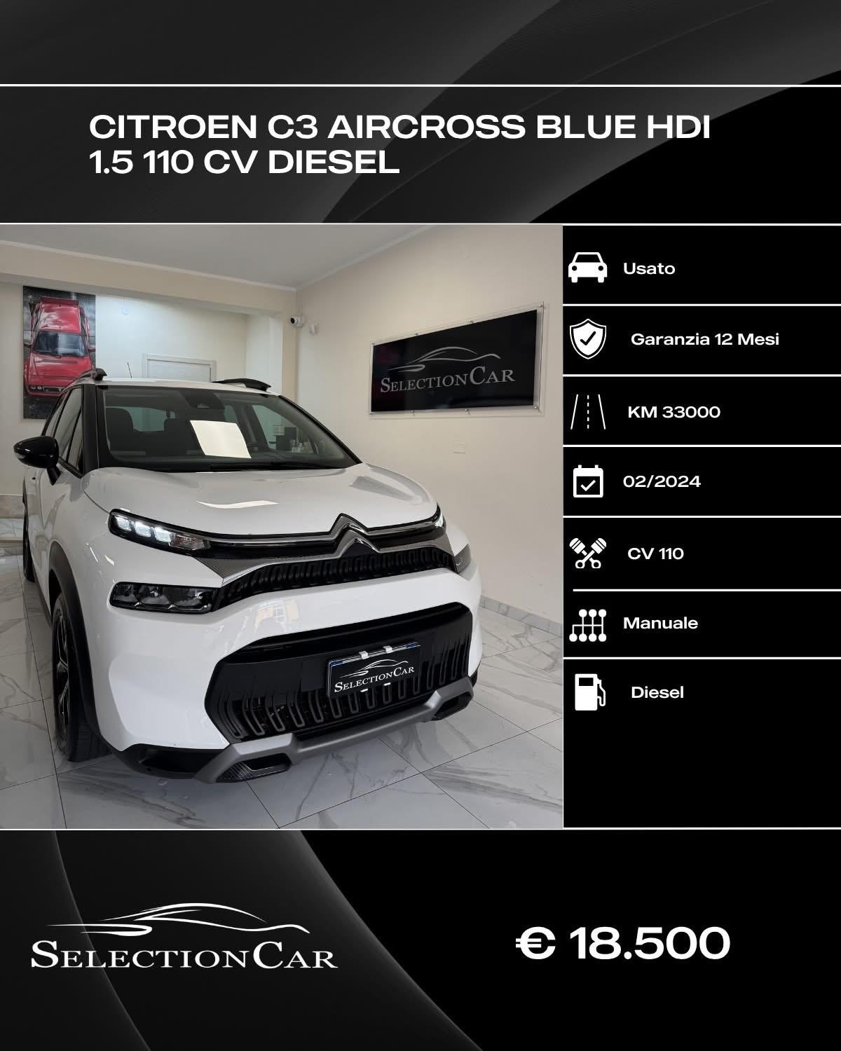 Citroen C3 Aircross BlueHDi 110 S&S Plus