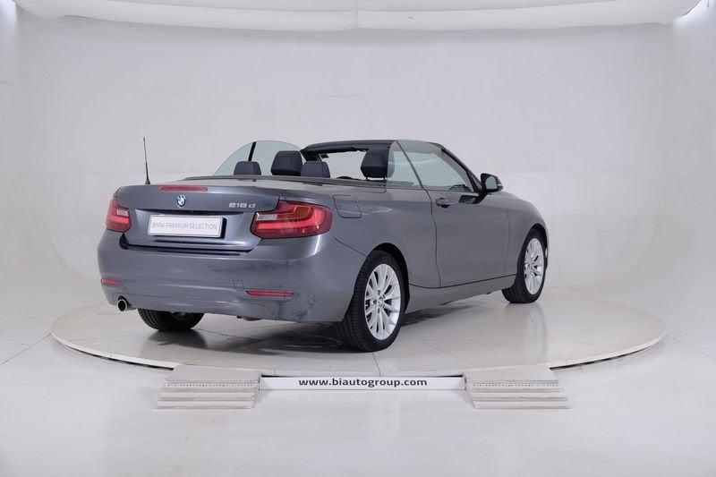 BMW Serie 2 Cabrio Serie 2 F23 Cabrio Diesel 218d Cabrio Advantage auto