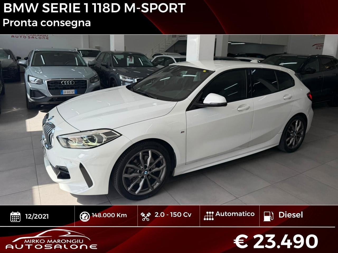 Bmw serie 1 118d 5p. M SPORT FINANZIABILE