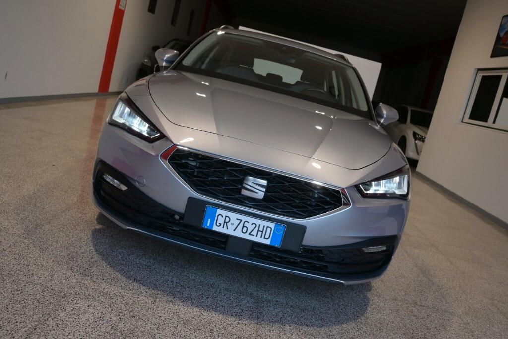 SEAT LEON SPORTSTOURER 2.0 TDI 150CV DSG STYLE ( FARI LED - DIGITAL COCKPIT - CRUISE - FULL LINK - SENSORI POST. )