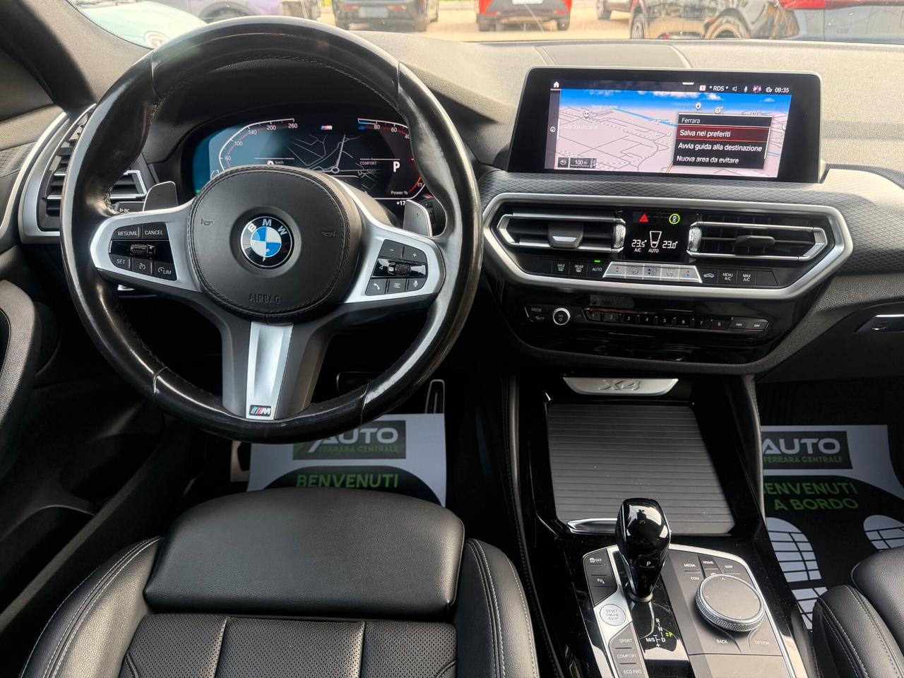 Bmw X4 Total Black 190cv xDrive20d mhev 48V Msport Unico proprietario Tagliandi BMW