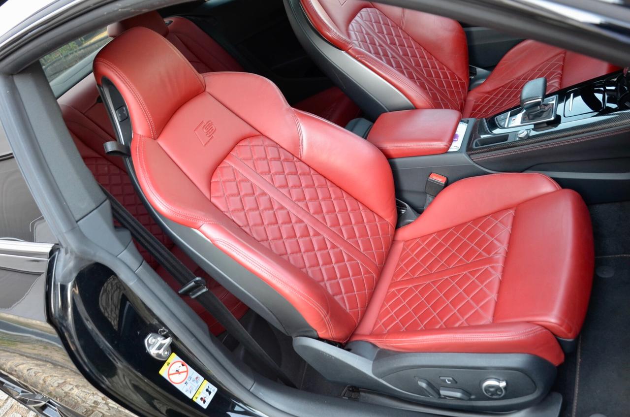 AUDI S5 COUPE 3.0 TDI MHEV QUATTRO 347cv TIPTRONIC, UFF ITALIANA, SERVICE AUDI, TETTO, MATRIX, BLACK PACK, INSERTI IN CARBONIO, 20", PERMUTE