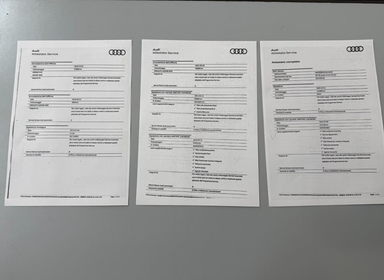 Audi Q3 SPORT EDITION/2.0 150CV/TETTO/FULL LED/18"