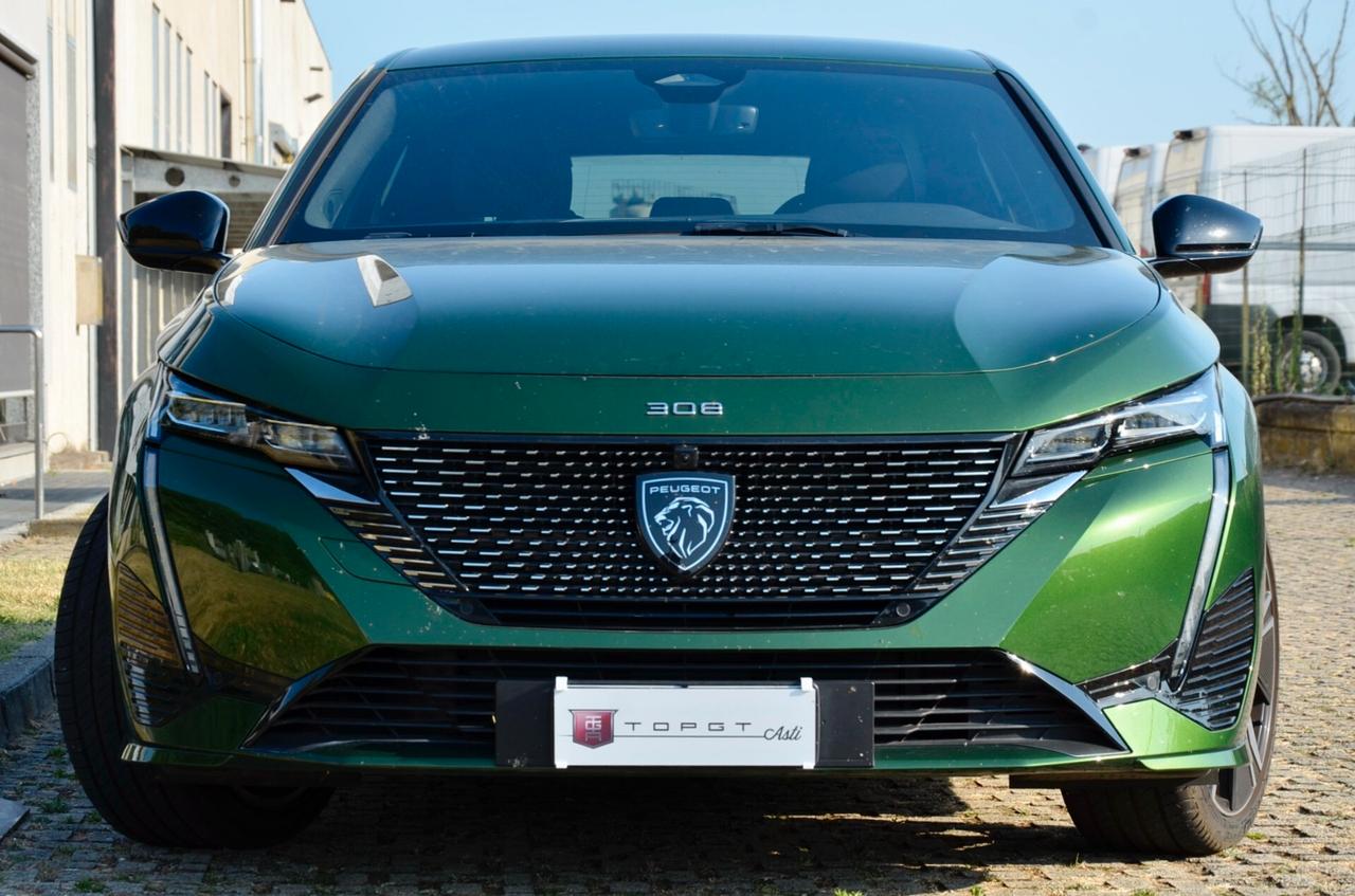 PEUGEOT 308 1.5 BLUEHDI GT 130cv EAT8, UNICO UTILIZZATORE, EURO 6D, UFF ITALIANA, SERVICE PEUGEOT, EURO 6D, FULL LED, RETROCAMERA, PERMUTE