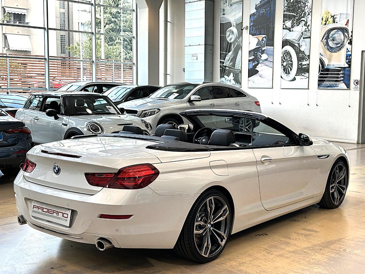 BMW 640 d Cabrio xdrive Luxury - Led Adattivi-20"-Camera-Pelle-IVA