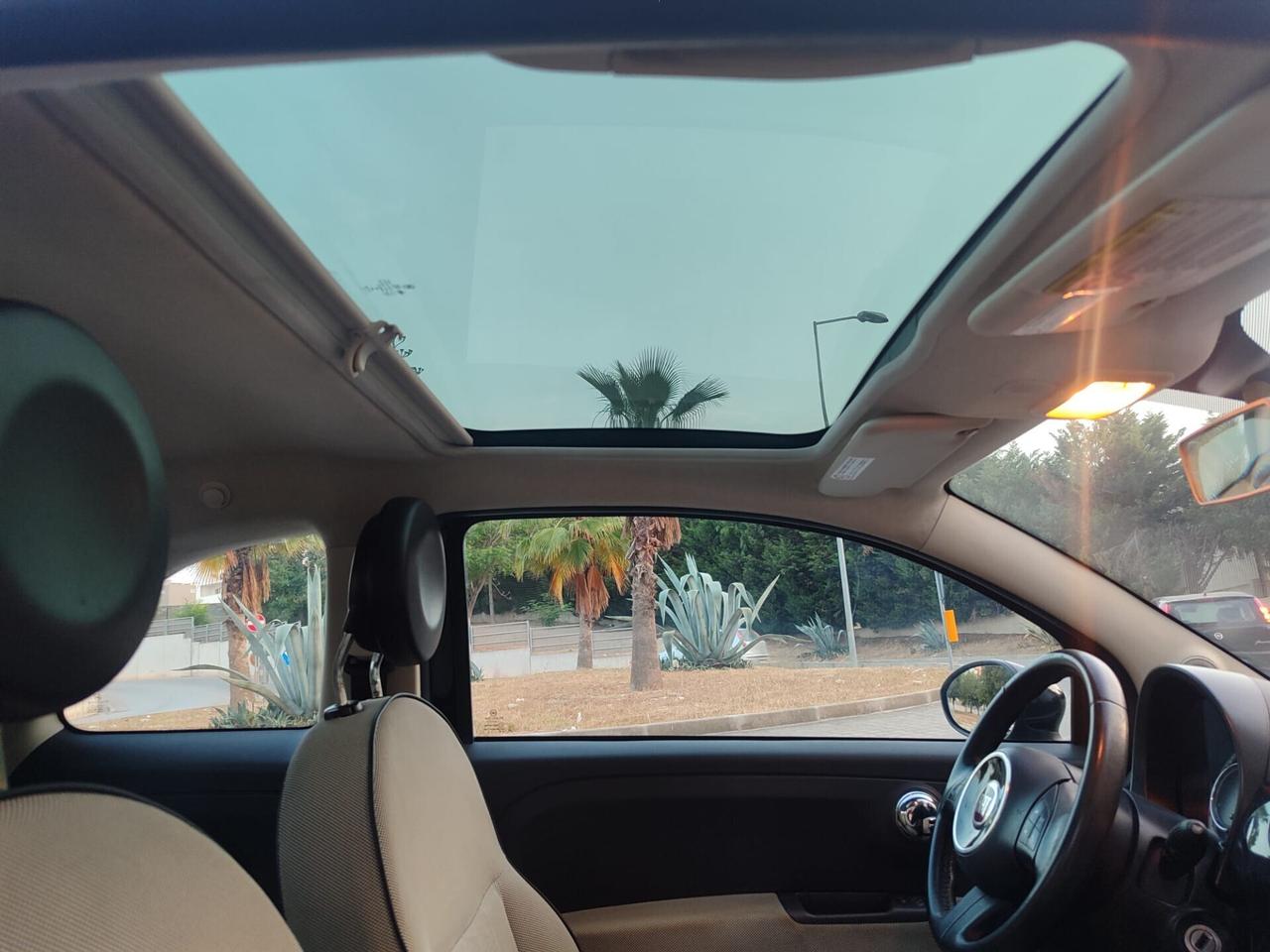 Fiat 500 1.2 Benz. Lounge TETTO PANORAMICO.