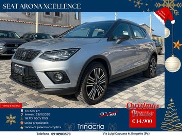 Seat Arona Xcellence 1.6 TDI 95cv DSG