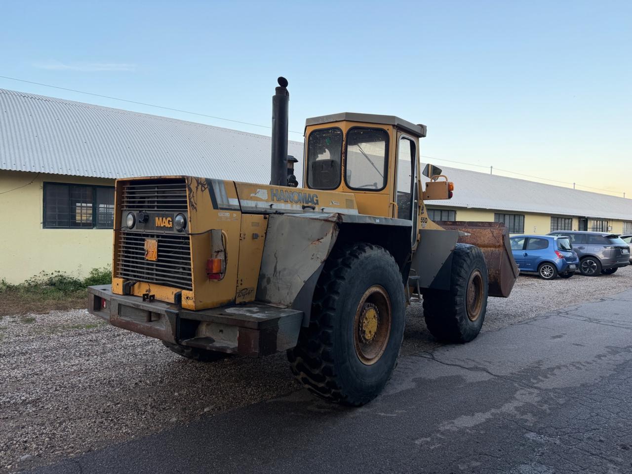 Hanomag 55 D Pala Gommata