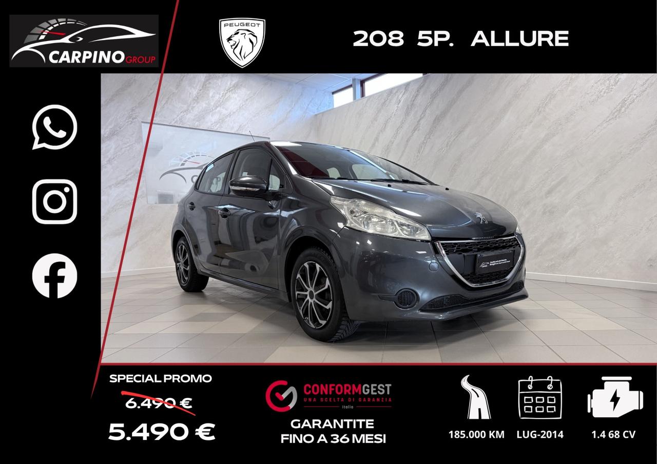 Peugeot 208 1.4 HDi 68 CV 5 porte Allure