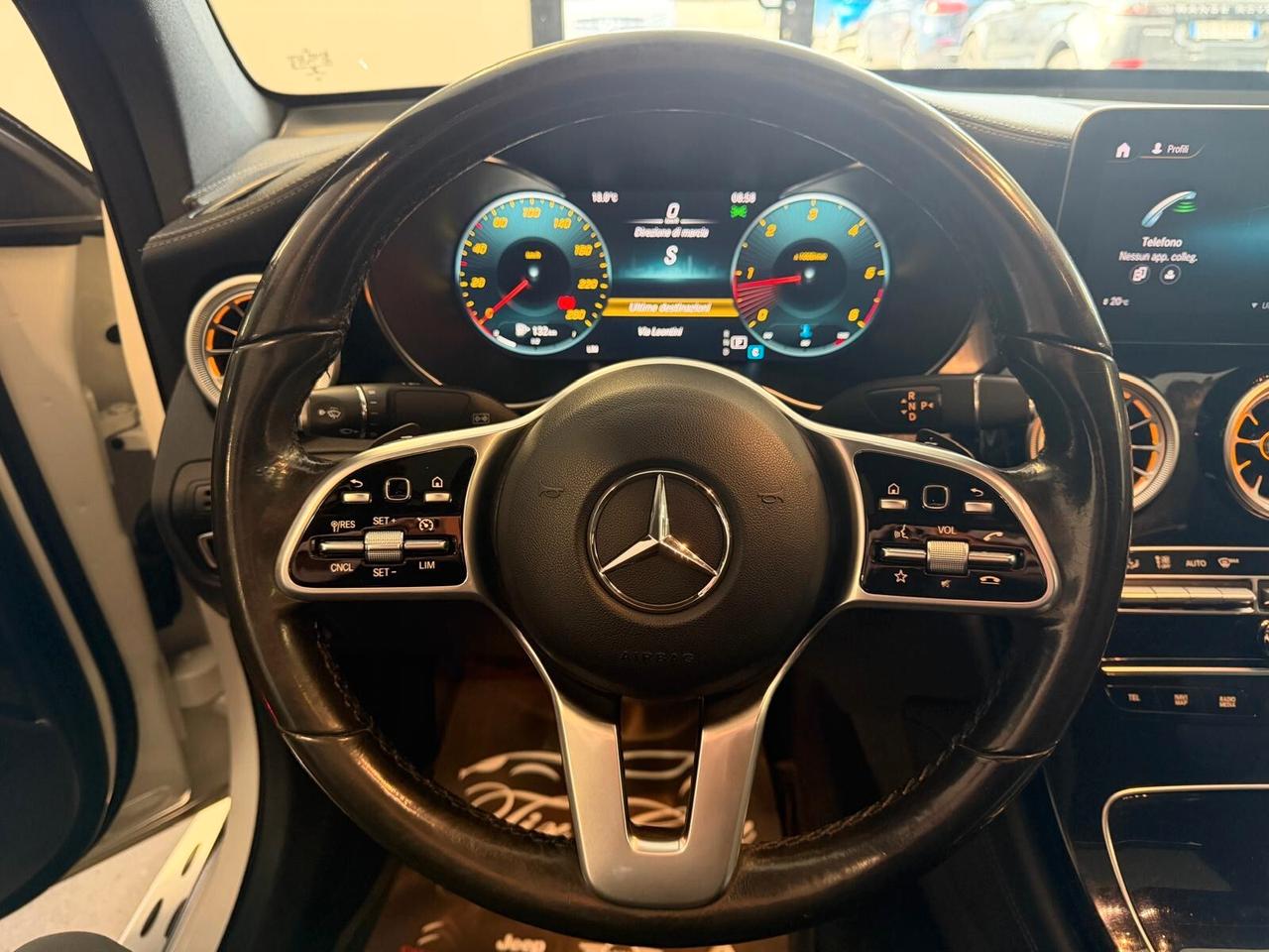 MERCEDES GLC 300D CUOPE' PREMIUM 4MATIC 2.0 245CV TETTO PELLE NAVI ANNO 2021