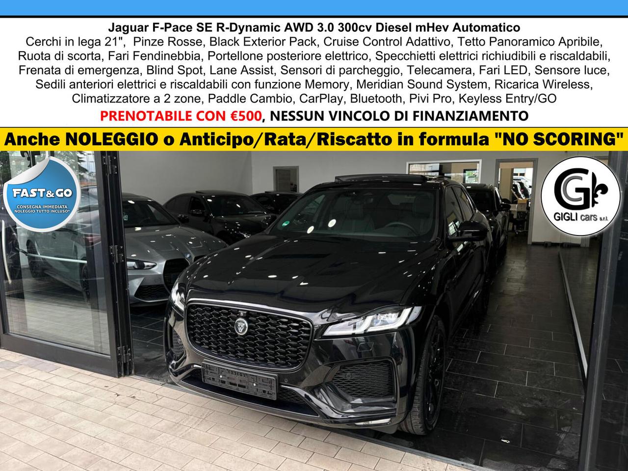 Jaguar F-Pace R-Dynamic Navi Tetto C.21 BlackPack RDynamic