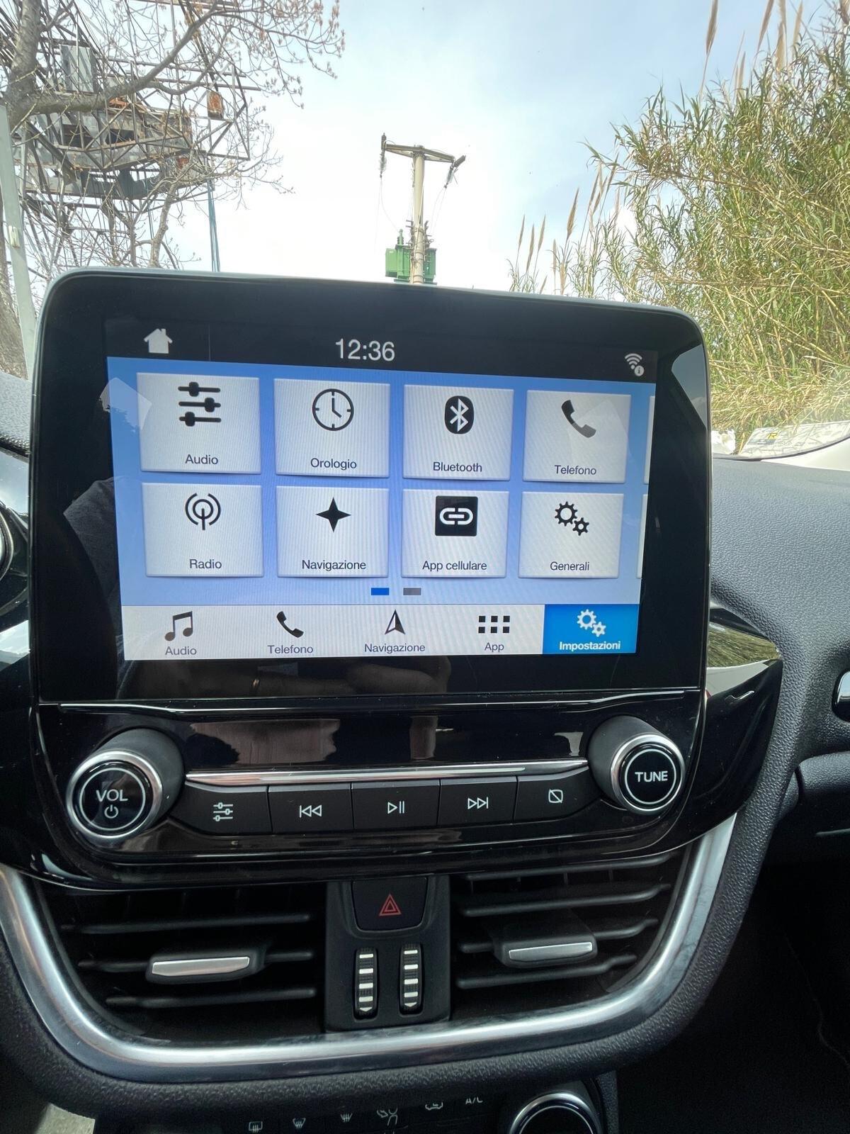 Ford Fiesta 1.5 TDCI 86cvTITANIUM CERCHI APPLE CAR PLAY LED MULTIFUNZIONE BLUETOOTH PDC ZEUS