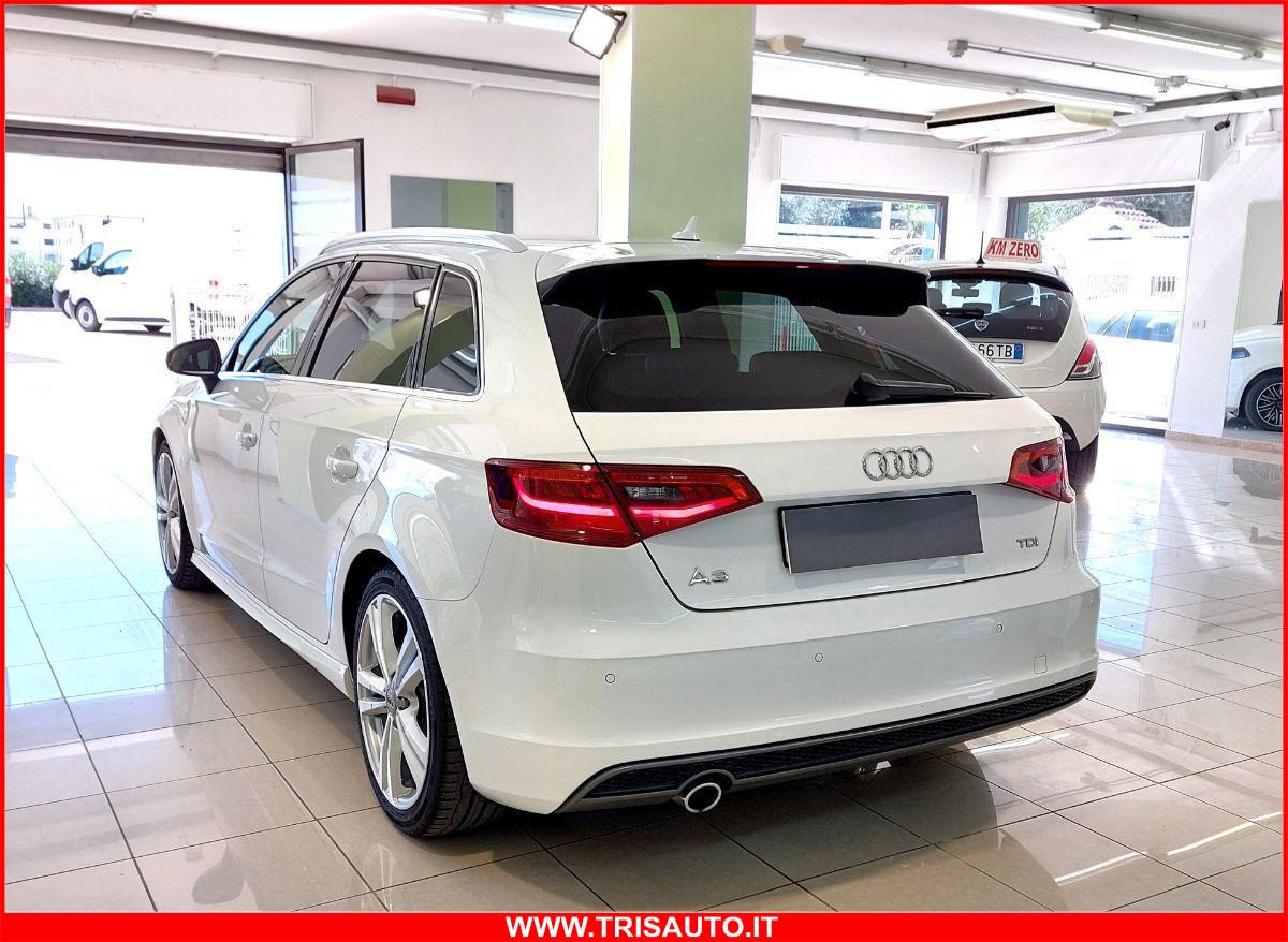 AUDI A3 SPB 1.6 TDI S-Tronic S-line (BIXENO+PELLE+NAVI)