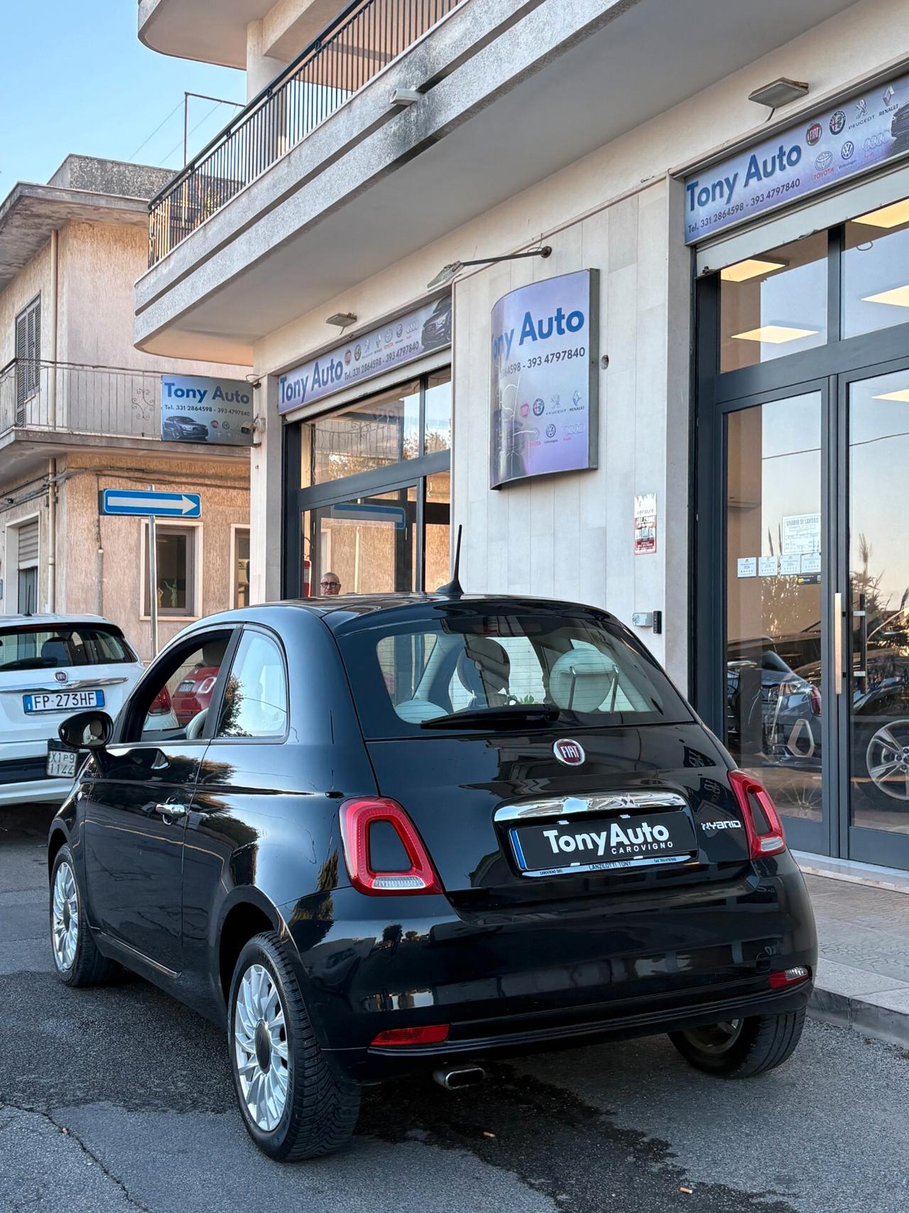 Fiat 500 1.0 hybrid Dolcevita 70cv adatta per NEO PATENTATI,CON BLOCK SHAFT,U-CONNECT,ANDROID AUTO,SCHERMO TO