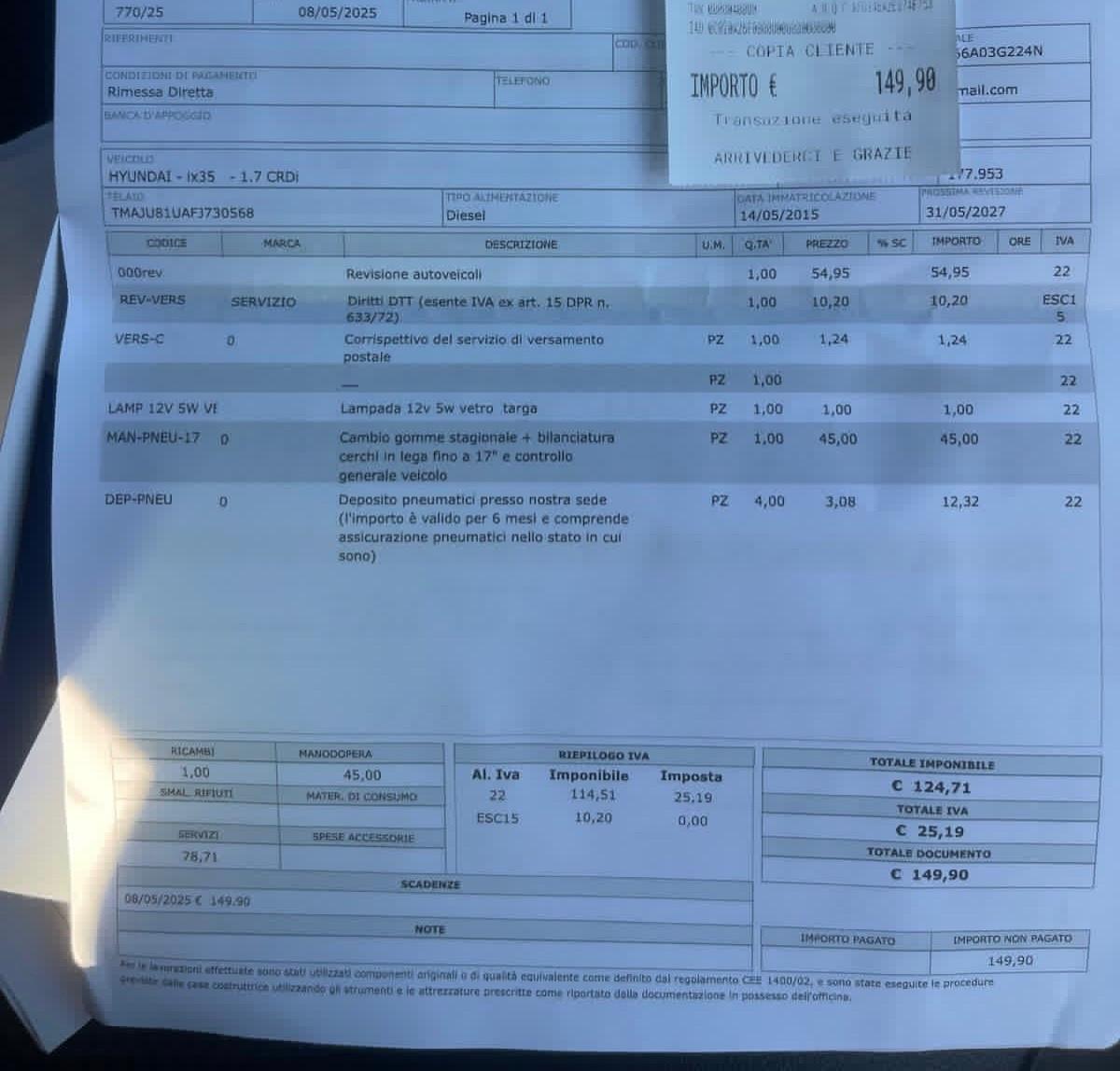 Hyundai iX35 1.7 CRDi 2WD Xpossible