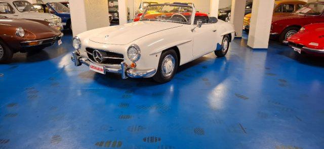 MERCEDES-BENZ 190 SL ***ASI TARGA ORO***BIANCA con PELLE BLU