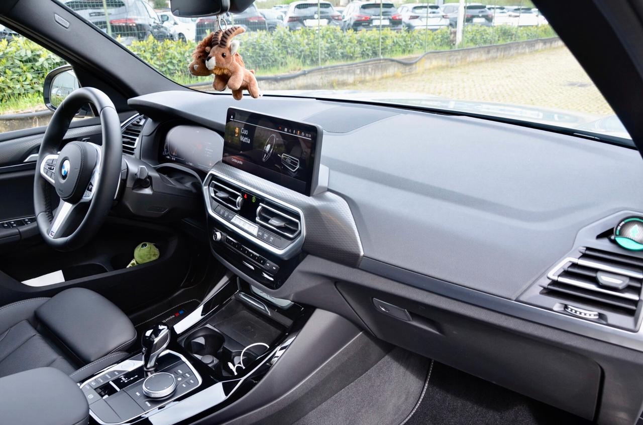 BMW X3 XDRIVE20d MHEV 48V MSPORT 190cv AUTO, IVA ESPOSTA, GARANZIA UFF BMW, UNCOPROP, UFF ITALIANA, 20", TETTO, PERMUTE