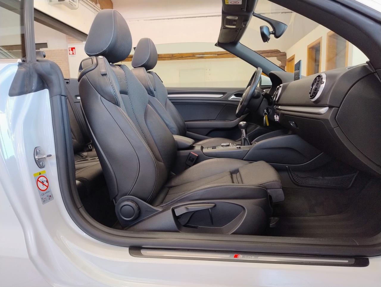 AUDI A3 Cabrio 2.0TDI 150cv S-LINE LED NAVI CRUISE