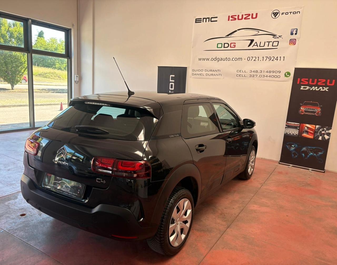 CITROEN C4 CACTUS Diesel 1.5 CV 102 EURO 6D Per NEOPATENTATI Km 84.384 garanzia 12 mesi