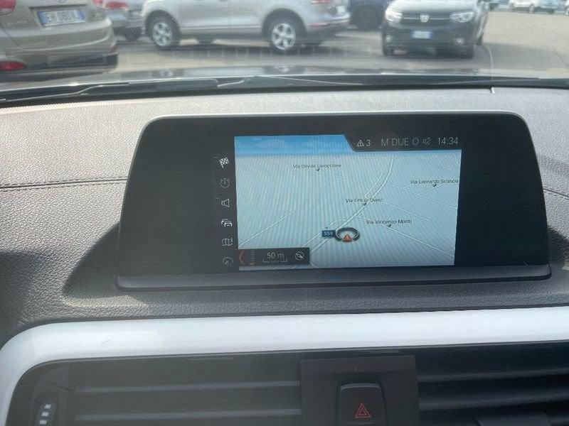 BMW Serie 1 116 d 5p. KM NAVIGATORE-KM CERTIFICATI-GARANZIA