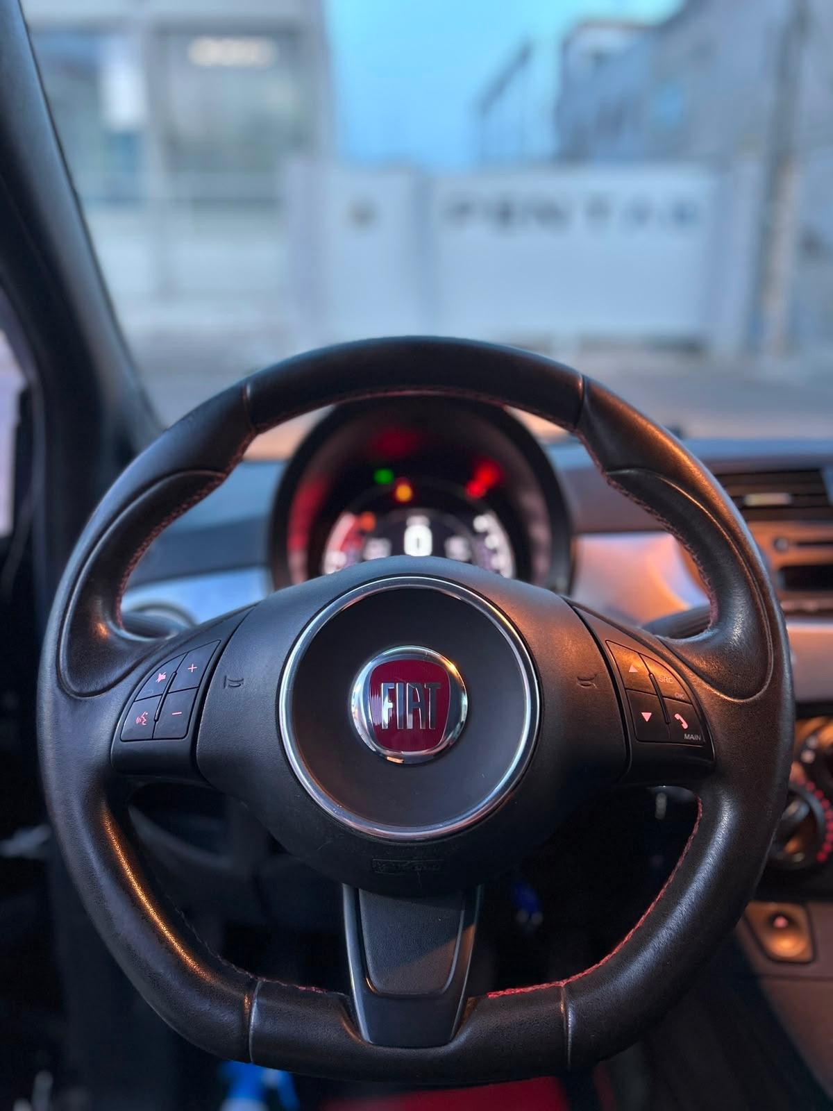 Fiat 500s 1.2 -2015 BLACK&RED