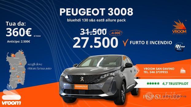 PEUGEOT 3008 2 serie 3008 BlueHDi 130 S&S EAT8...