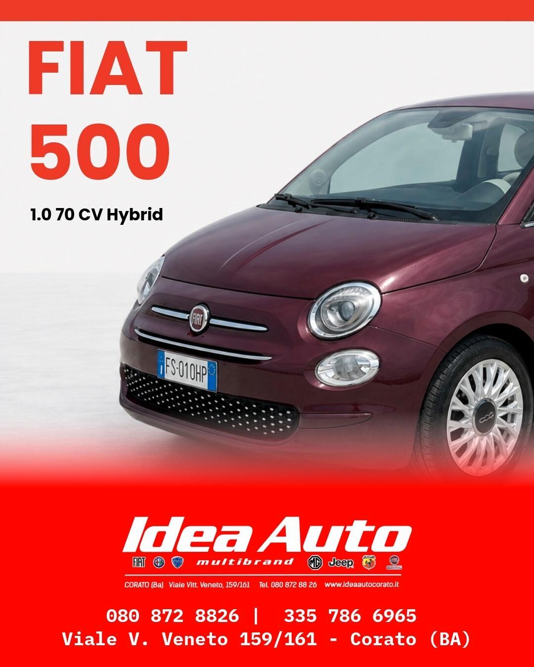 Fiat 500 1.0 Hybrid Lounge
