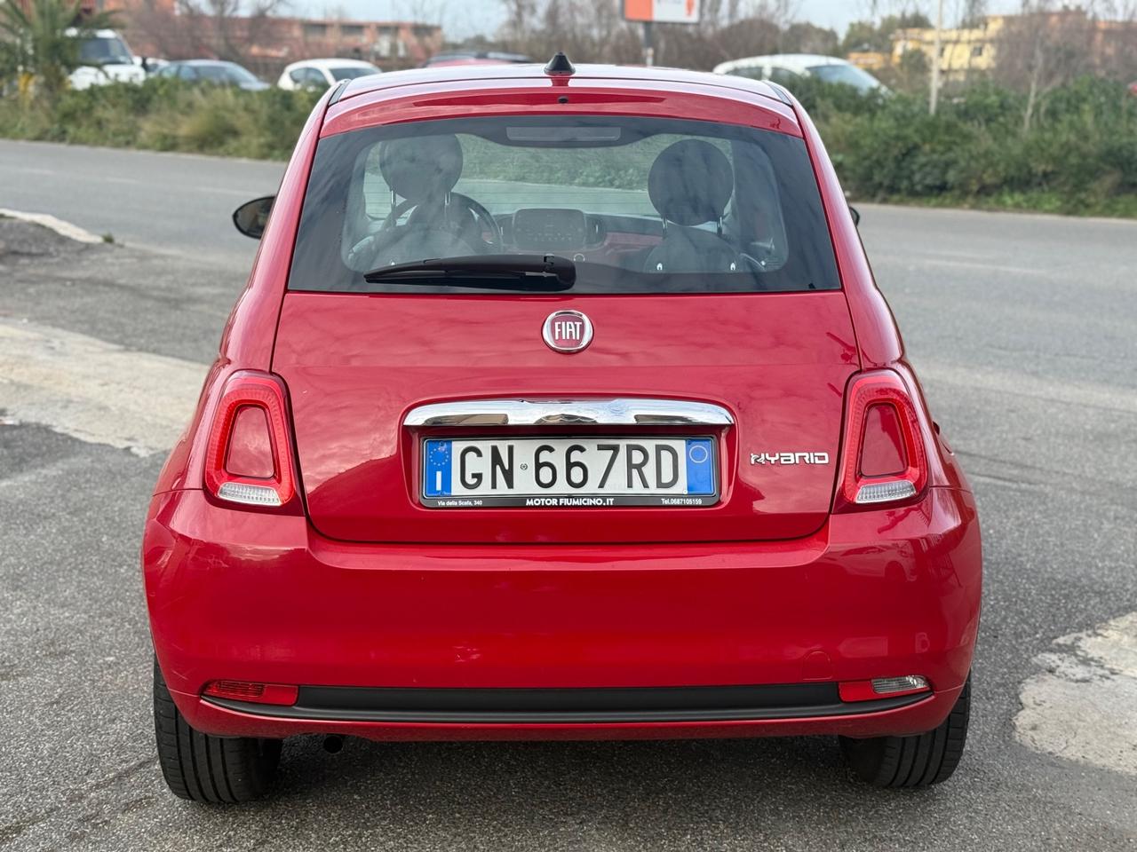 FIAT 500 1.0 hybrid Club 70cv Rosso Passione Uff.