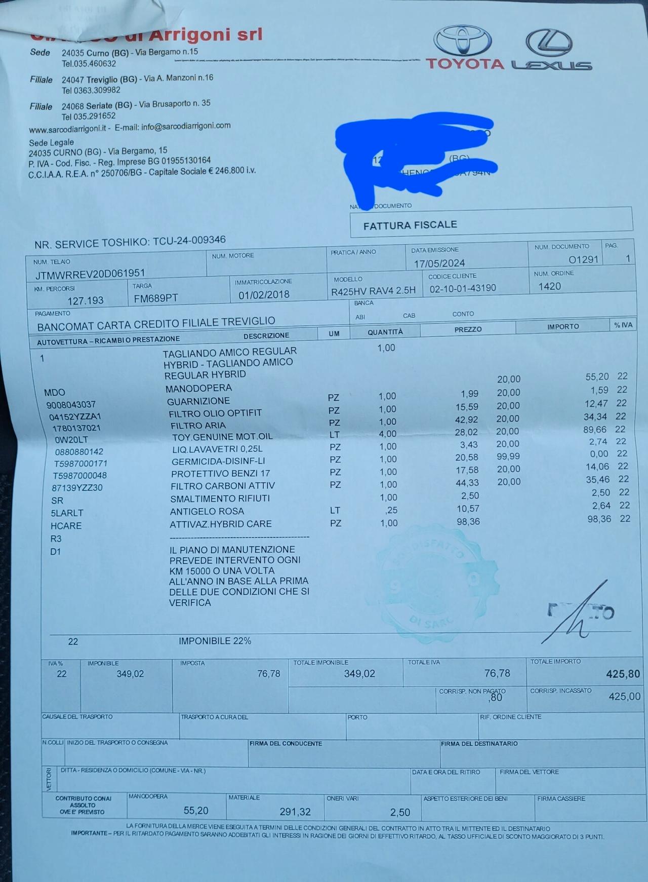 Toyota RAV 4 RAV4 2.5 Hybrid 2WD Business