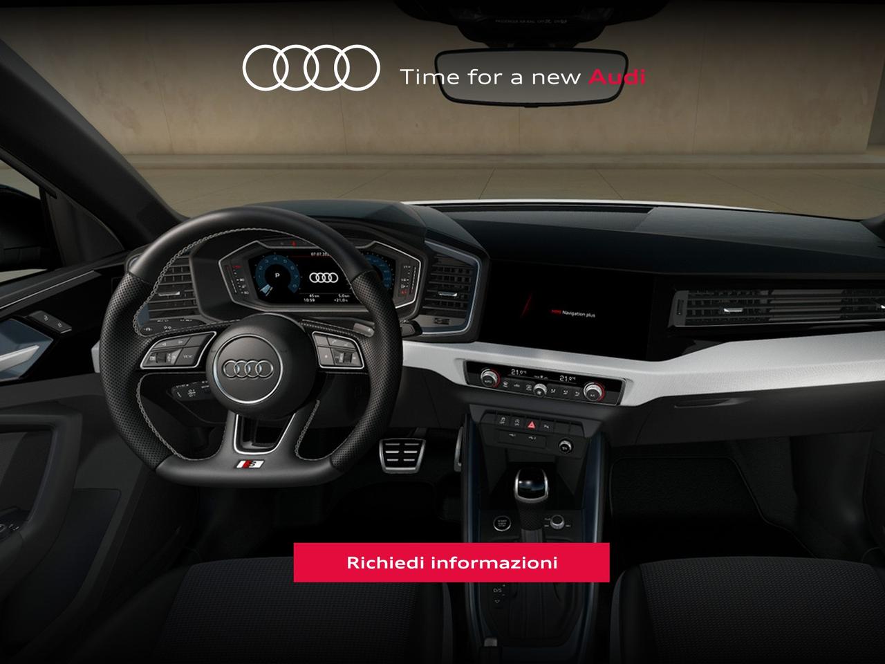 Audi A1 sportback 30 1.0 tfsi identity black 116cv s-tronic