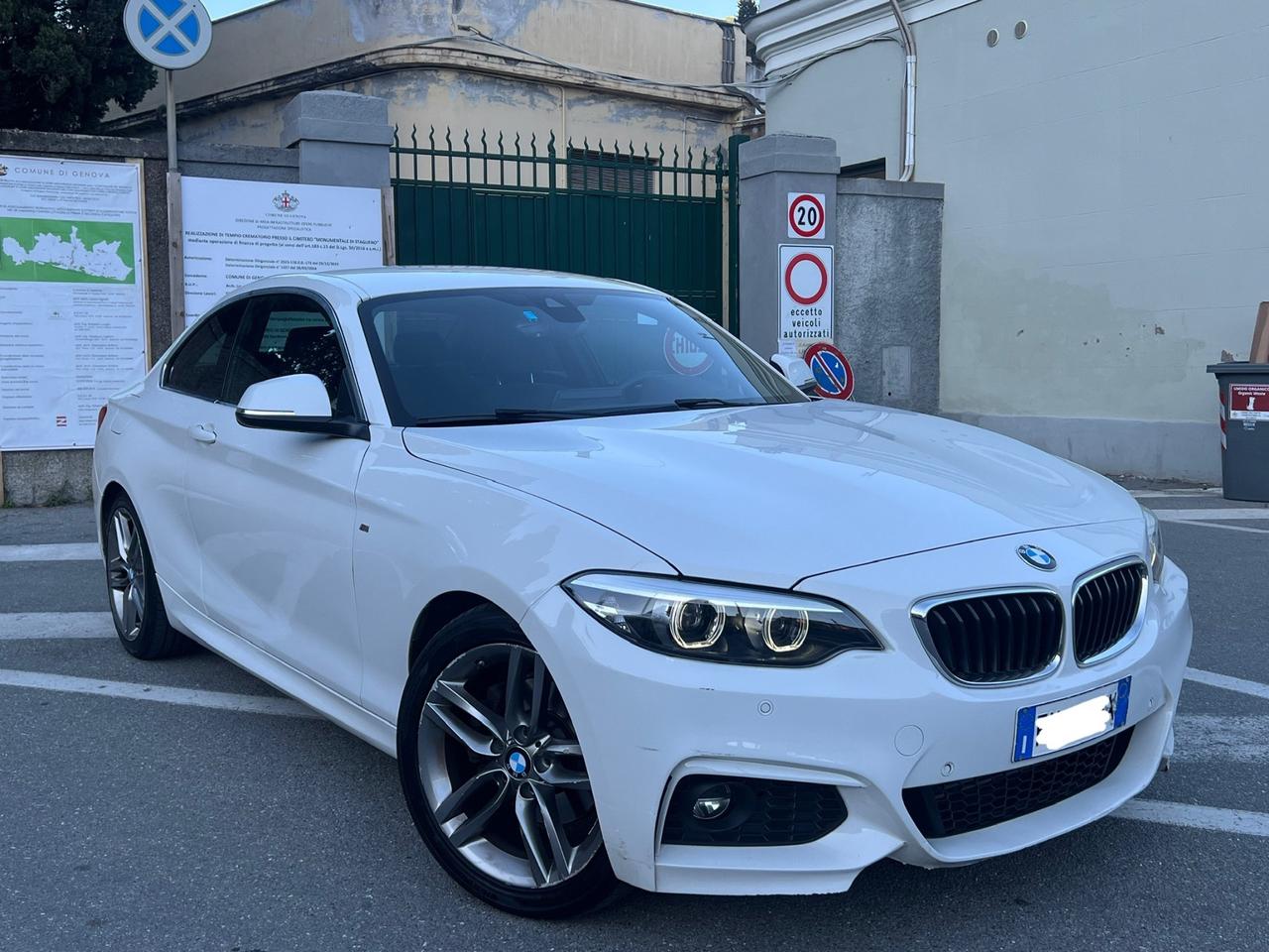 Bmw 220d Coupé Msport km 180.000 euro6 2018