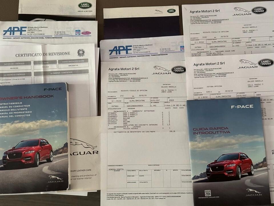 Jaguar F-Pace 2.0d R-Sport Awd - Tetto Panorama Unipro