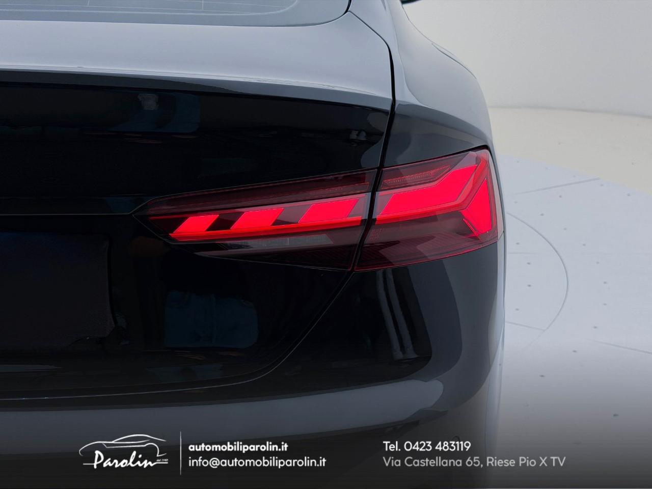 Audi A5 Sportback 40 2.0 tdi mhev S-Line edition S-tronic Black pack-Telecamera-B&O
