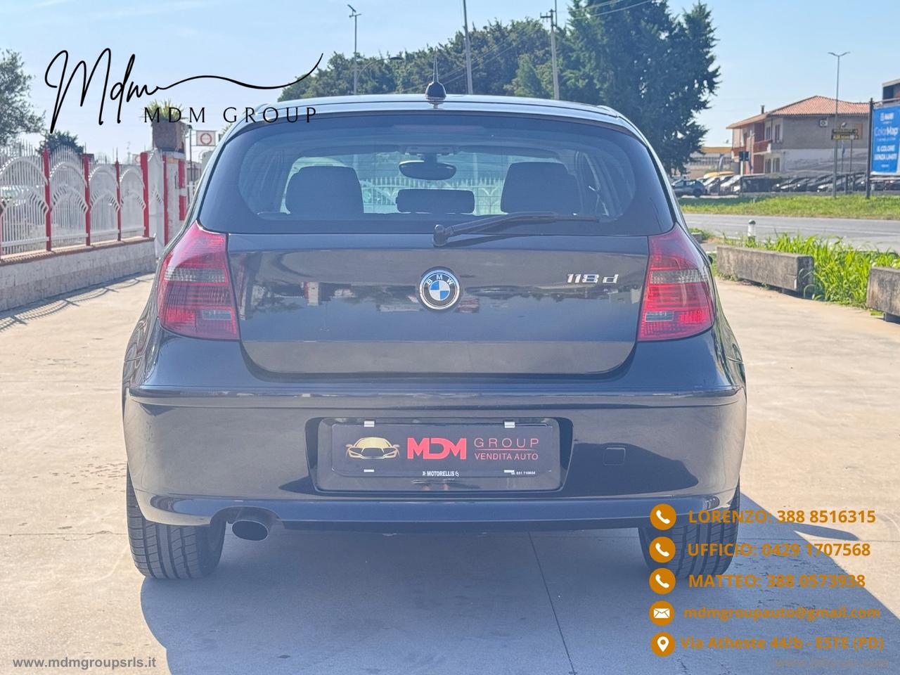 BMW 118d 5p. Attiva DPF