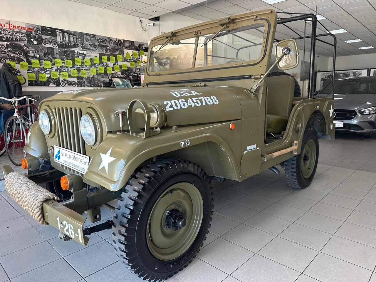 Jeep Willys CJ5 2.0 D CON CARRELLO ORIGINALE RESTAURO MANIACALE PERFETTA!!!