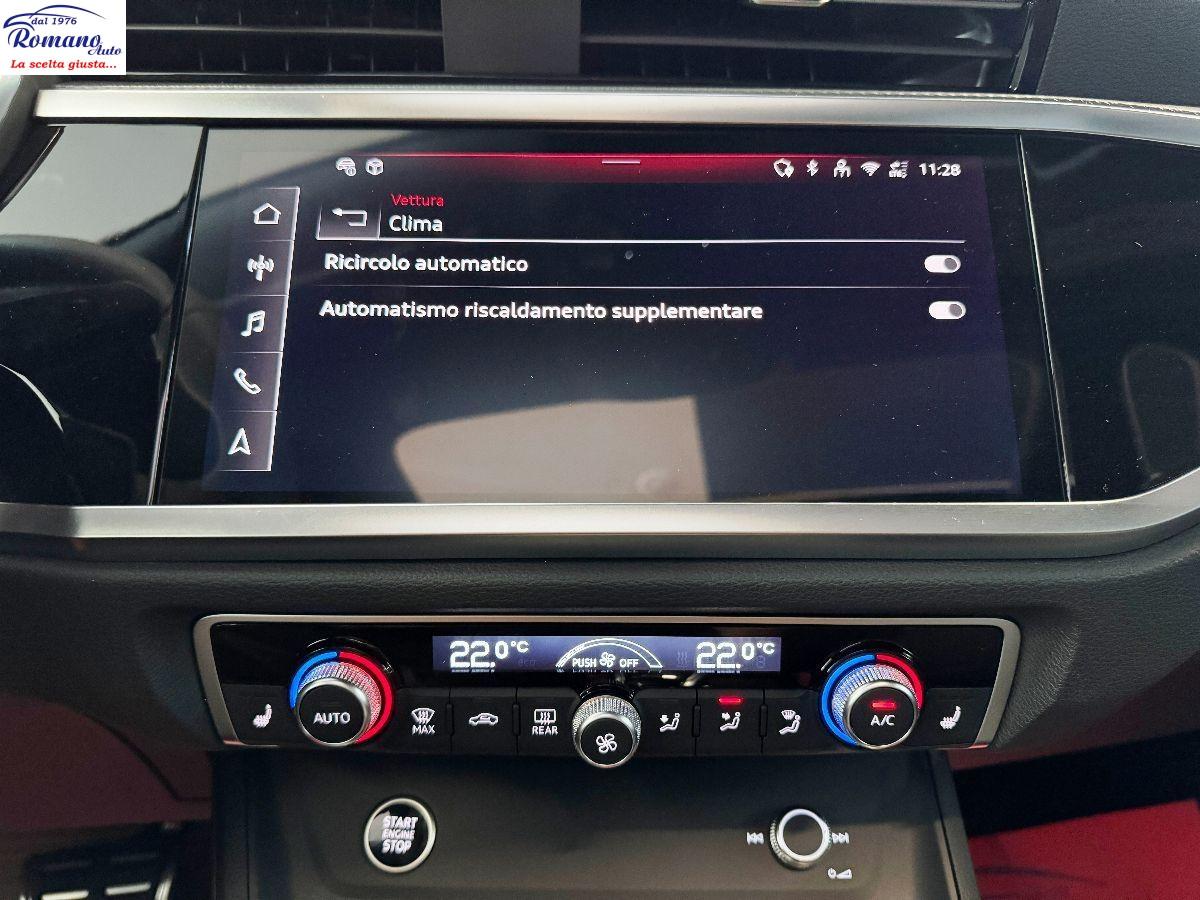 Audi Q3 SPB 35 TDI S tronic S line Black Identity#TETTO APRIBILE!