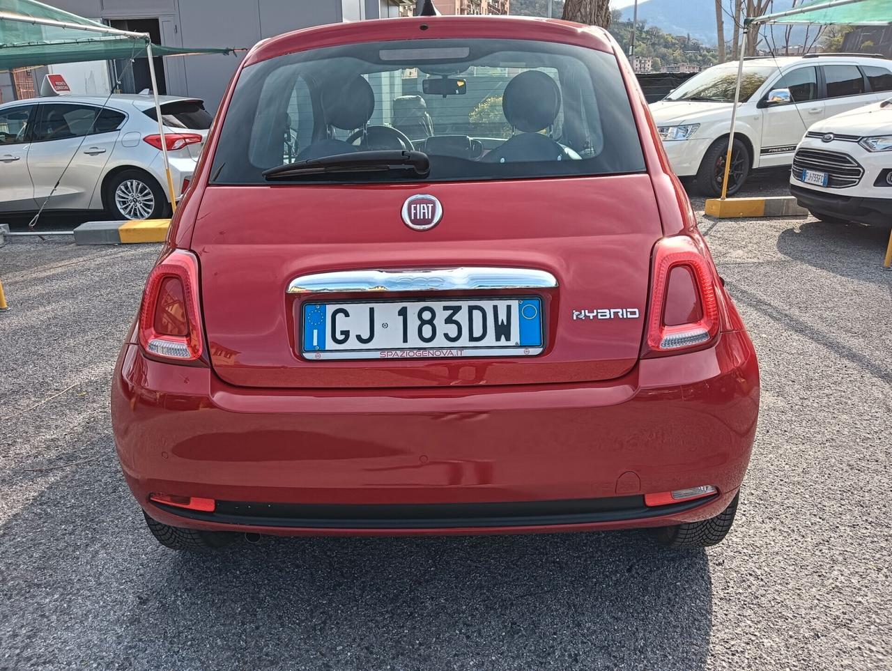 Fiat 500 1.0 Hybrid Red