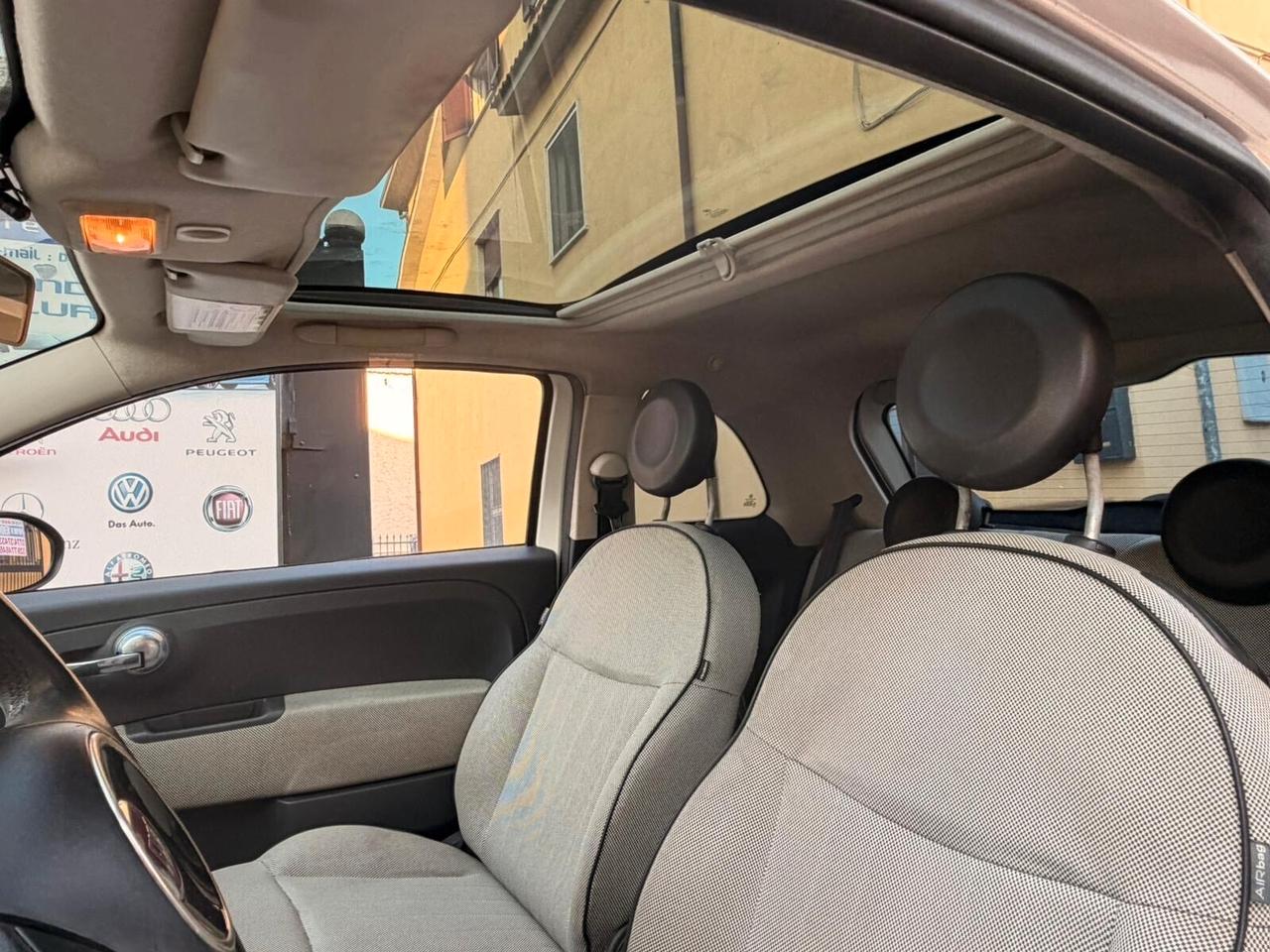 Fiat 500 1.2 Benzina Lounge 69cv ottima x Neopatentati Tetto Panoramico
