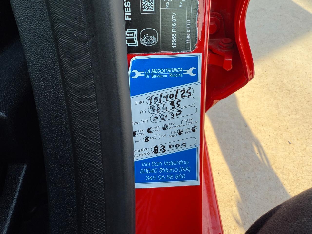 FORD FIESTA ANNO 10/2017 1.1 BENZINA 86 CV