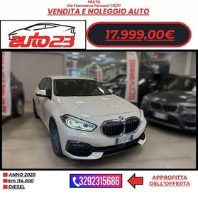 Bmw 116 116d 5p. Sport Auto 116CV Ok Neopatentati