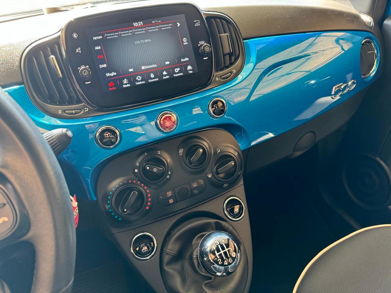 Fiat 500 1.0 Hybrid Sport, CARPLAY, SENSORI