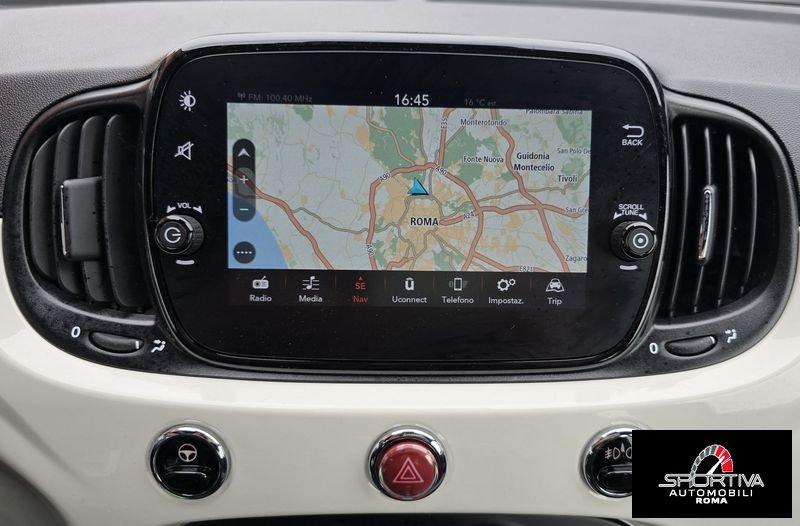 FIAT 500 HYBRID NAVI SENSORI CERCHI SPORT!
