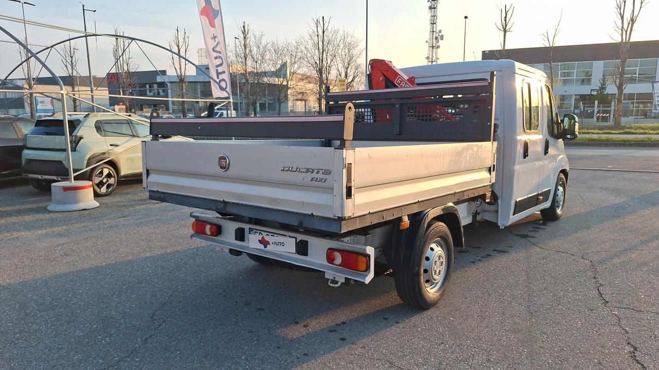 Fiat Ducato 35 2.3 MJT 130CV PLM-DC Cabinato CASSONE FISSO + GRU FASSI