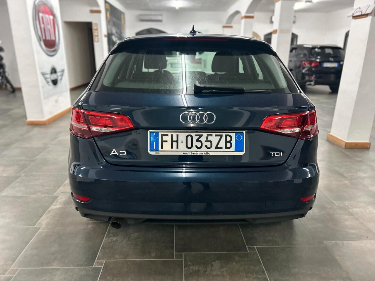 Audi A3 SportBack 1.6 TDI 110 cv 2017