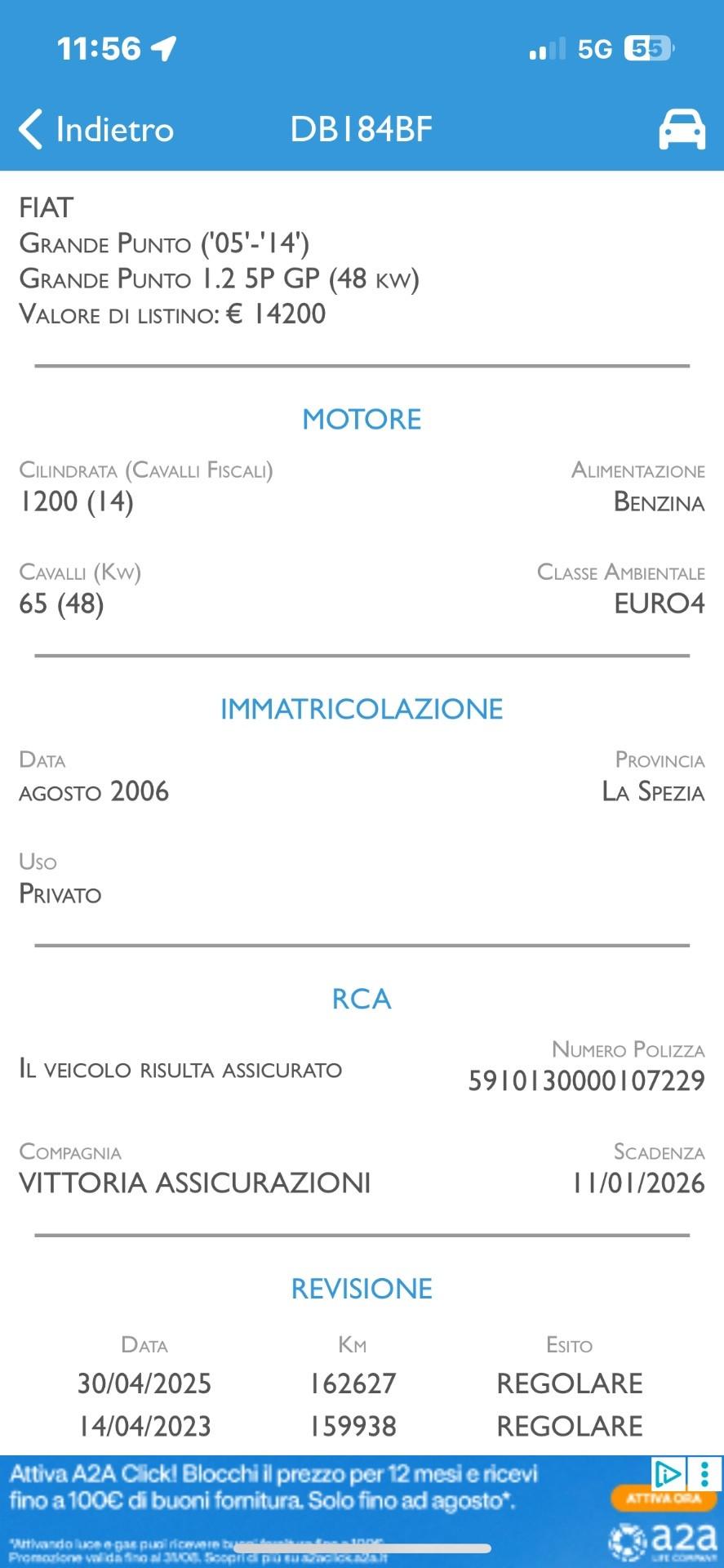 Fiat Grande Punto 1.2 5 porte Dynamic