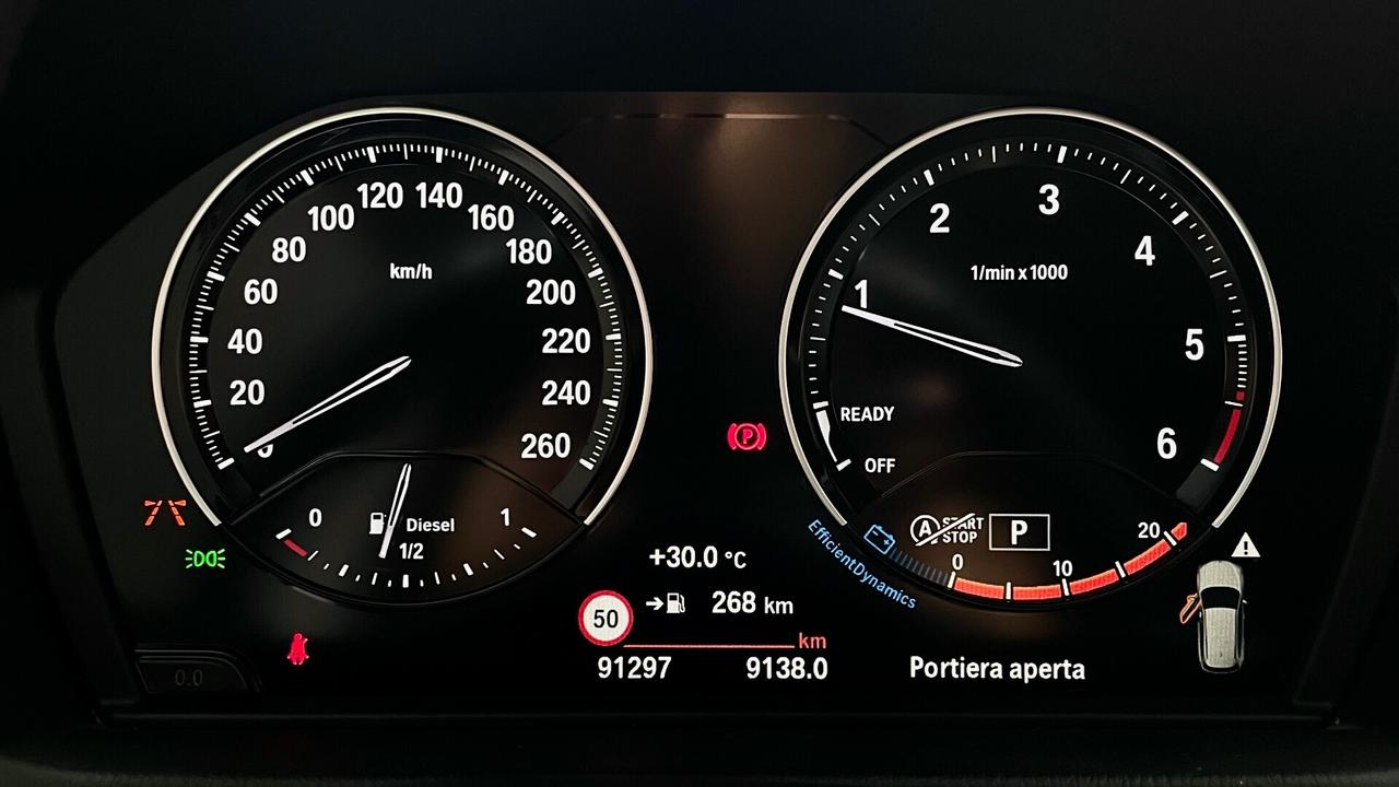 BMW X1 X-DRIVE 18D 2.0 BUSINESS ADVANTAGE 150 CV - FULL LED, CARPLAY, PELLE
