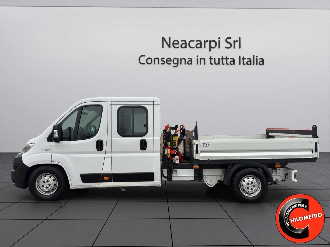 Fiat Ducato MAXI 2.3 MJT 130CV CASSONE GRU FASSI DOPPIA CABINA