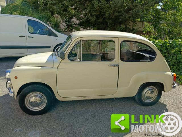 FIAT 600 D FANALONA LIBRETTO E TARGHE ORIGINALI