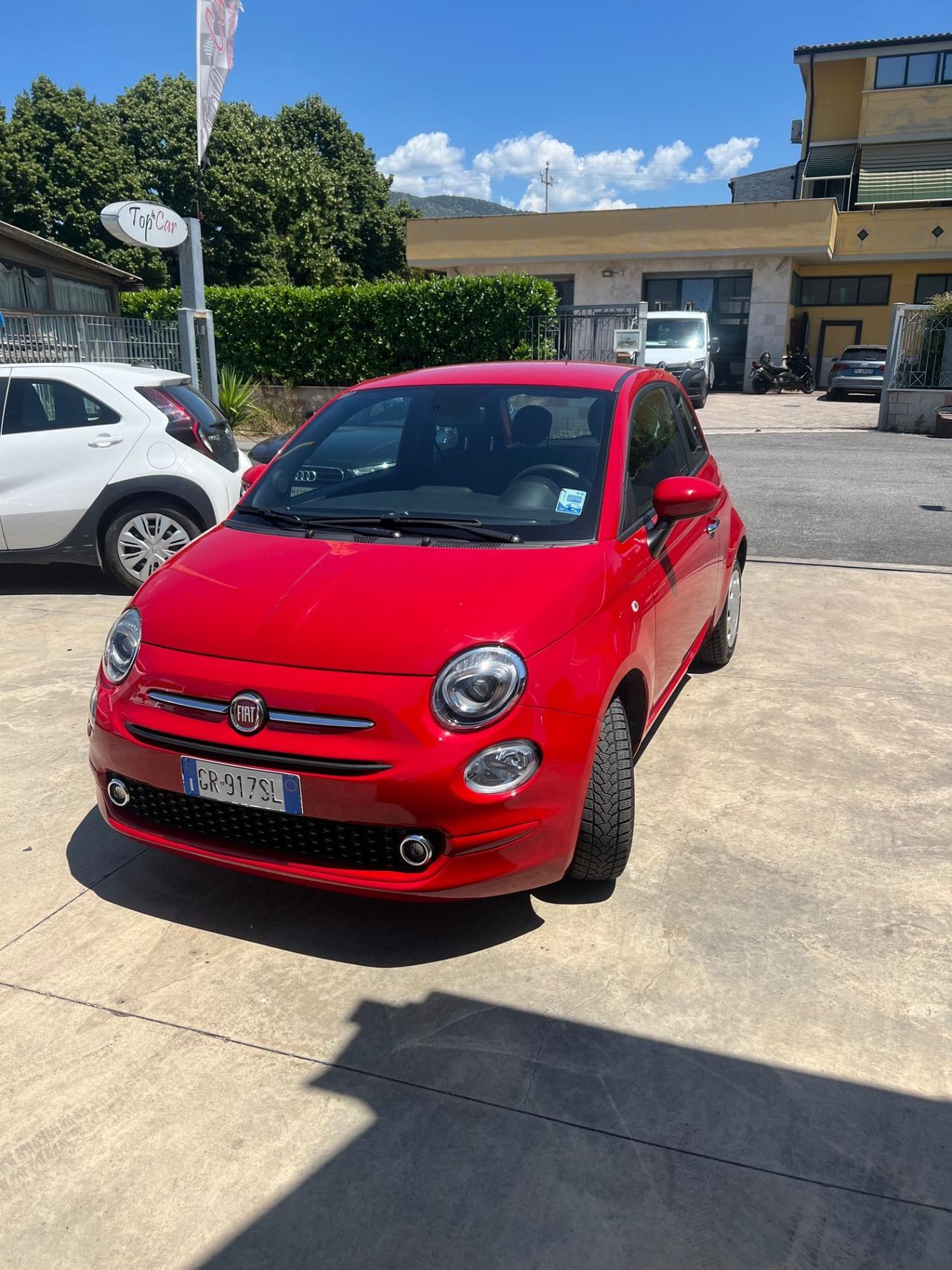 Fiat 500 1.0 Hybrid Red